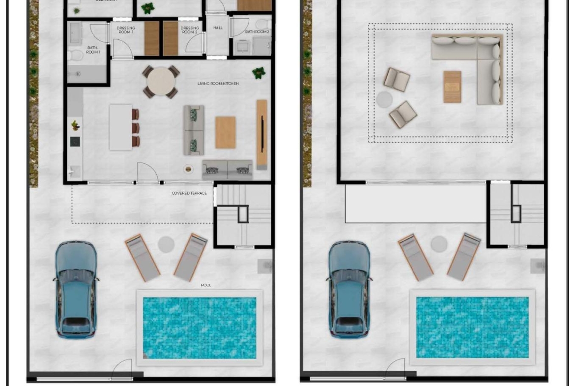 New Build 3 Bedroom Villa with Private Pool for Sale in Fuente Álamo, Murcia