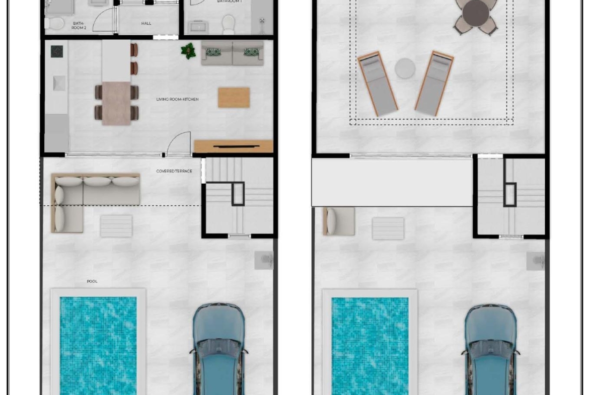 New Build 2 Bedroom Properties with Private Pool for Sale in Fuente Álamo, Murcia