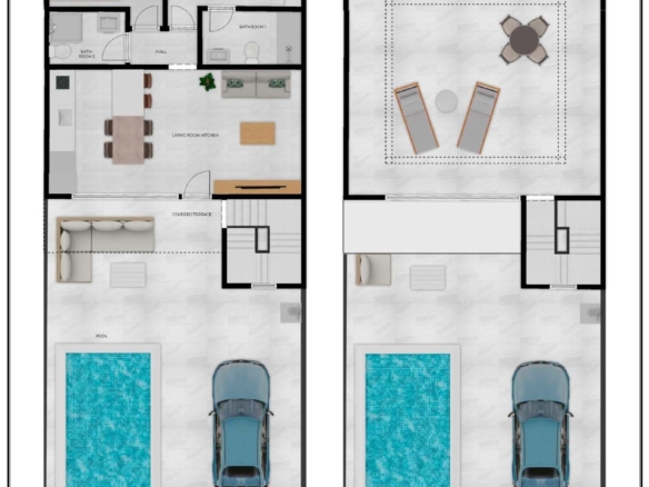 New Build 2 Bedroom Properties with Private Pool for Sale in Fuente Álamo, Murcia