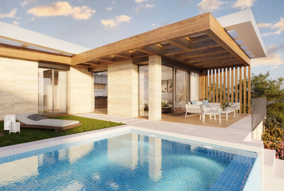 New Build Single Storey Villas with Private Pool for sale in Polop, Costa Blanca North