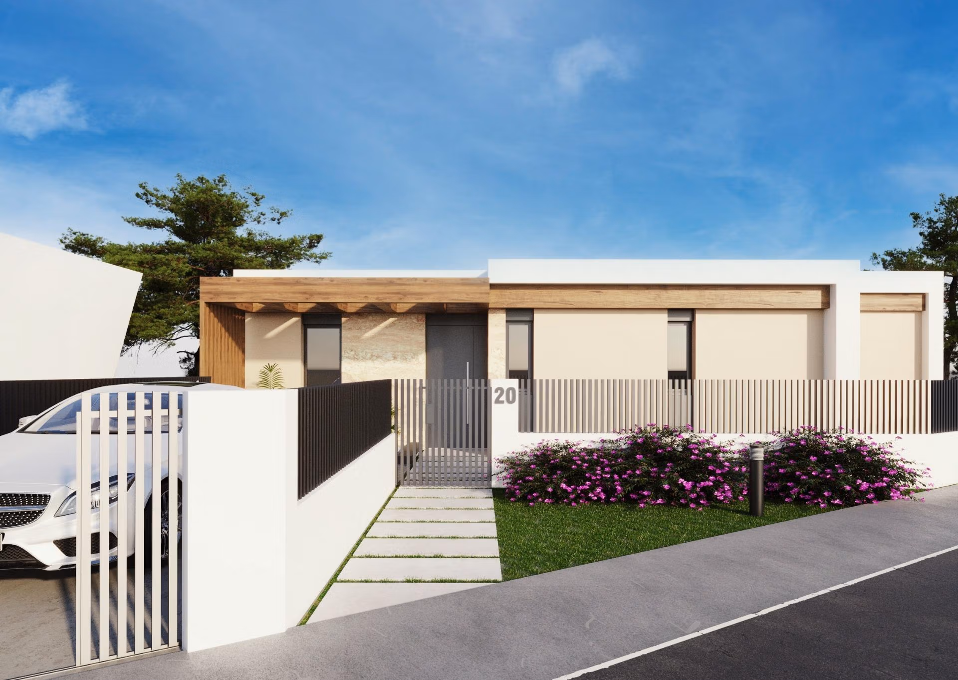 New Build Single Storey Villas with Private Pool for sale in Polop, Costa Blanca North