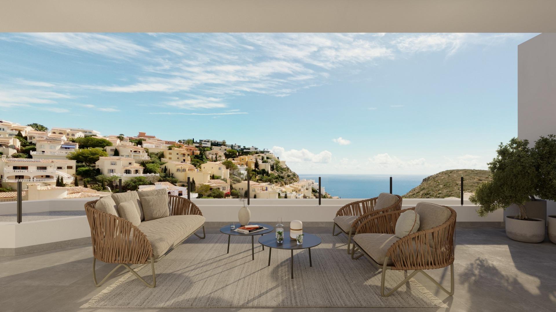 New Build Apartments in Cumbre del Sol Benitatxell Between Javea and Moraira in Cumbre Del Sol
