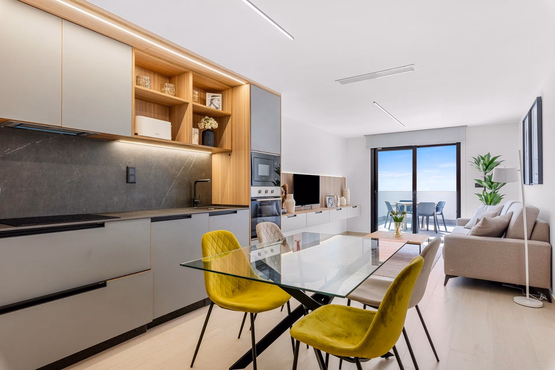 New-Build-Tourist-Licensed-Apartments-with-Lagoon-Views-in-El-Raso-Guardamar-del-Segura-24 2 slaapkamers toeristenappartement op de bovenste verdieping met privé zonnestudio te koop in El Raso