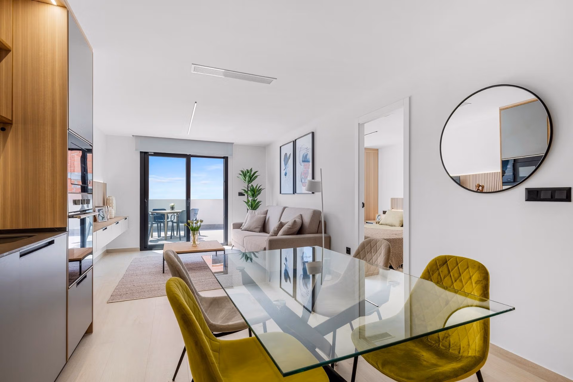 New-Build-Tourist-Licensed-Apartments-with-Lagoon-Views-in-El-Raso-Guardamar-del-Segura-25 2 slaapkamers toeristenappartement op de bovenste verdieping met privé zonnestudio te koop in El Raso