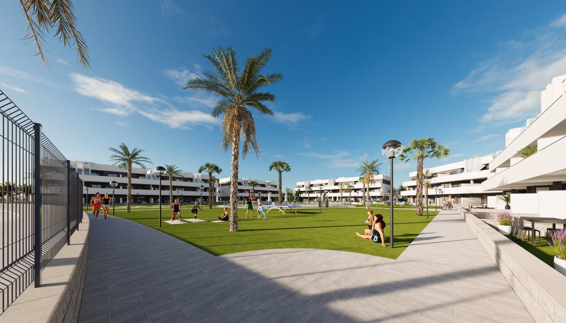 New-Build-Tourist-Licensed-Apartments-with-Lagoon-Views-in-El-Raso-Guardamar-del-Segura-6 2 slaapkamers toeristenappartement op de bovenste verdieping met privé zonnestudio te koop in El Raso