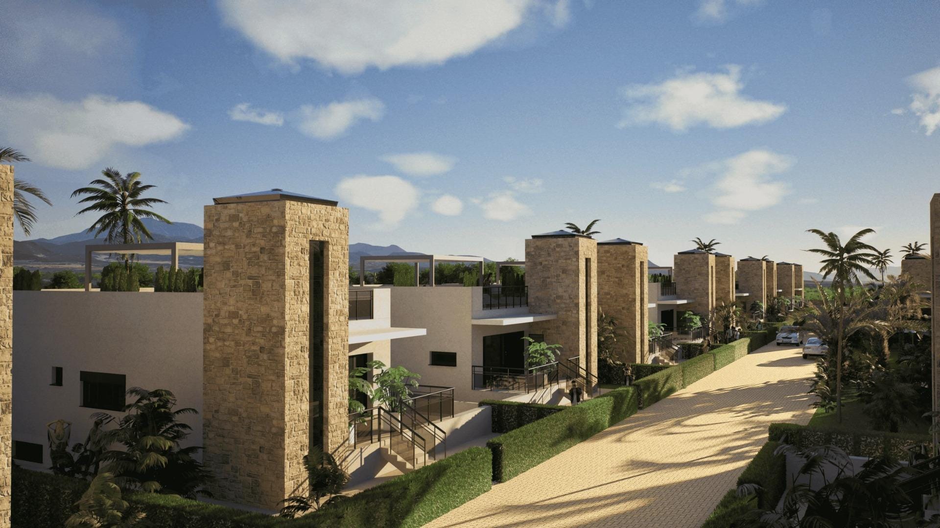 Charming New Build 2 Bedroom Villa with Solarium and Basement for Sale in Camposol Golf, Mazarrón