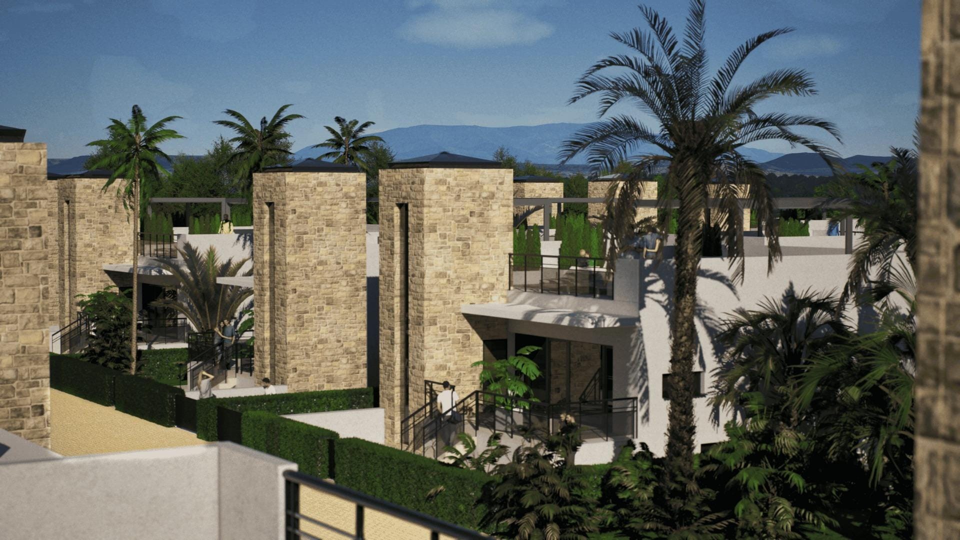 New-Build-Villas-in-Camposol-Golf-Mazarron-Murcia-with-Private-Solarium-and-Basement-16 Modern New Build 3 Bedroom Villa with Solarium and Basement for Sale in Camposol Golf, Mazarrón