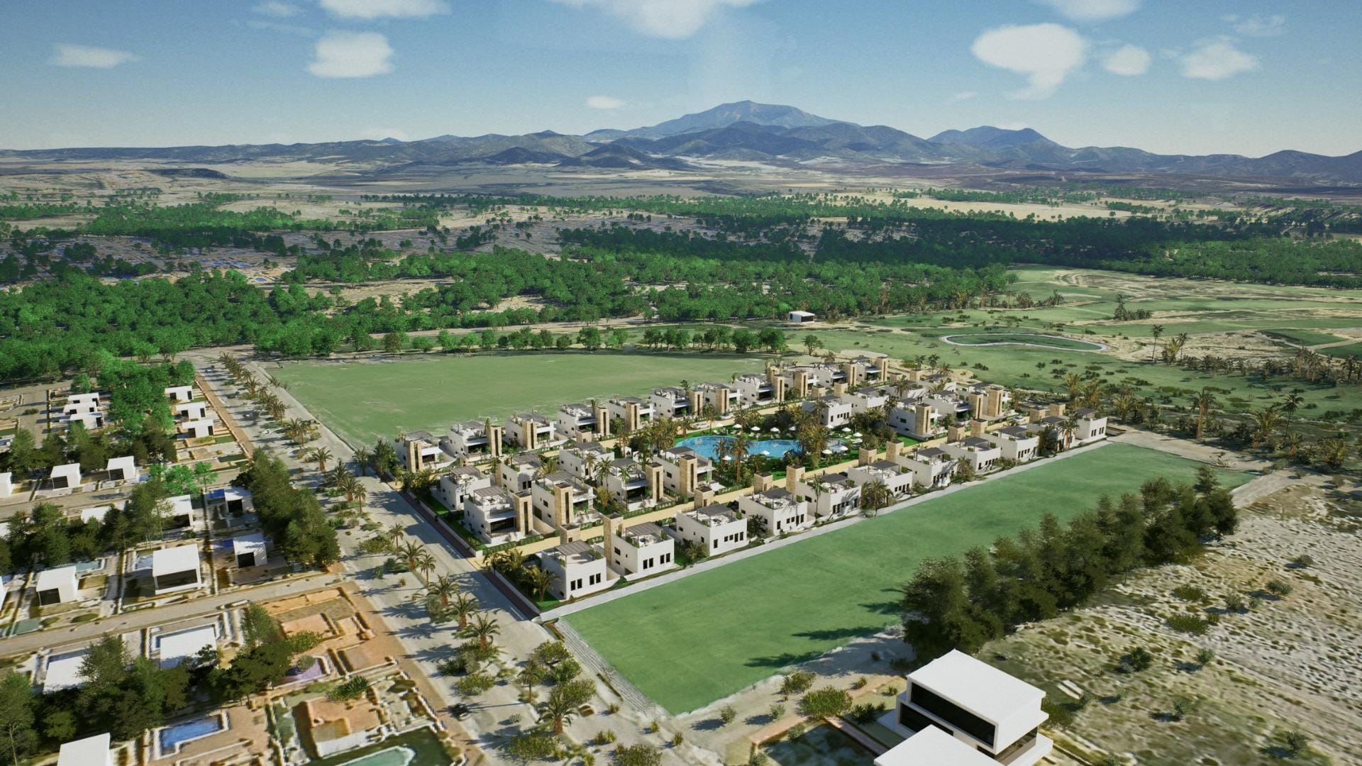 Charming New Build 2 Bedroom Villa with Solarium and Basement for Sale in Camposol Golf, Mazarrón