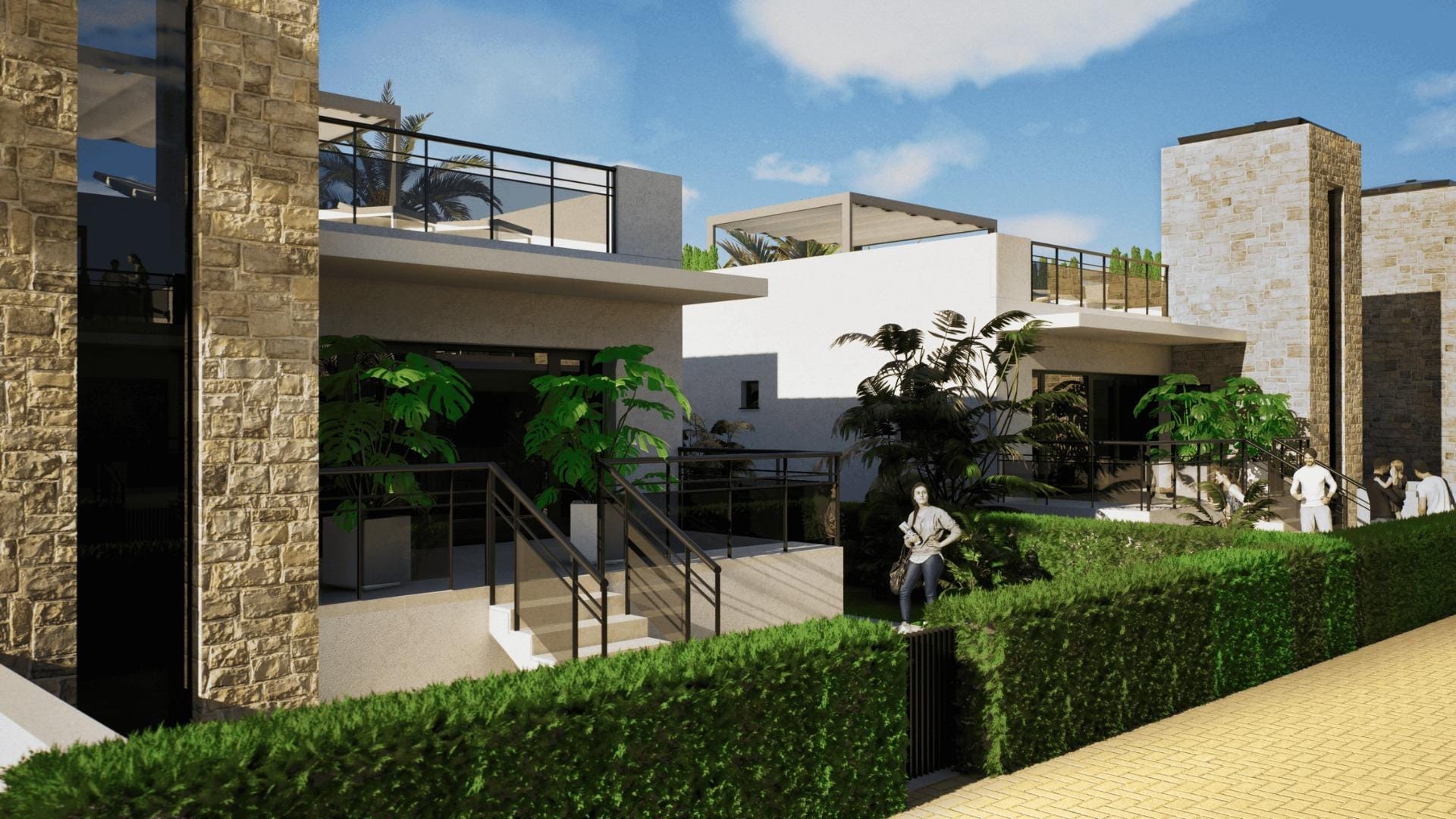New-Build-Villas-in-Camposol-Golf-Mazarron-Murcia-with-Private-Solarium-and-Basement-6 Modern New Build 3 Bedroom Villa with Solarium and Basement for Sale in Camposol Golf, Mazarrón