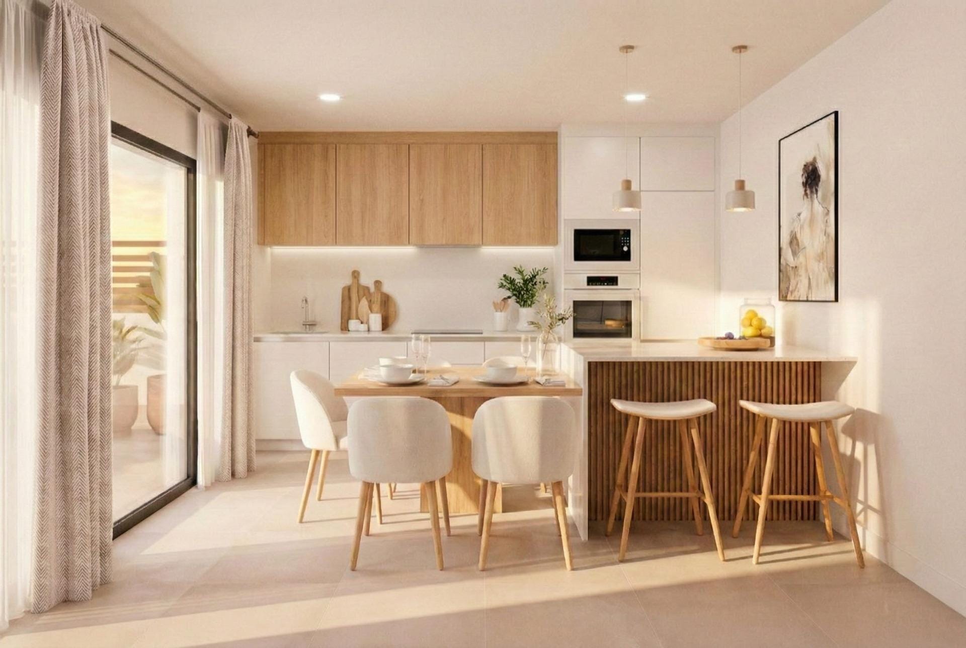 Charming New Build 2 Bedroom Villa with Solarium and Basement for Sale in Camposol Golf, Mazarrón