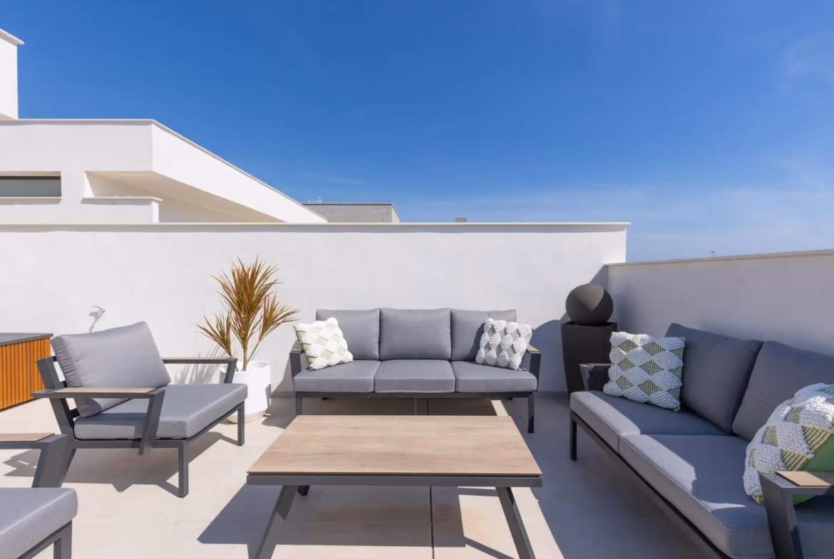 New Build 3 Bedroom Single Level Villas for Sale Near La Serena Golf, Los Alcazares