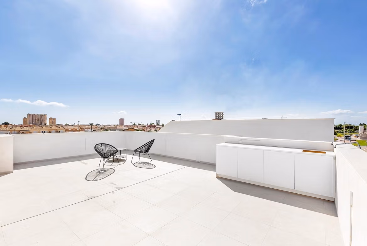 New Build 3 Bedroom Single Level Villas for Sale Near La Serena Golf, Los Alcazares