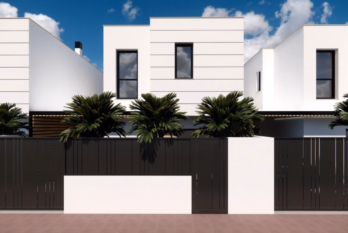 New Build 3 Bedroom Villas with Private Pool for Sale Near La Serena Golf, Los Alcázares