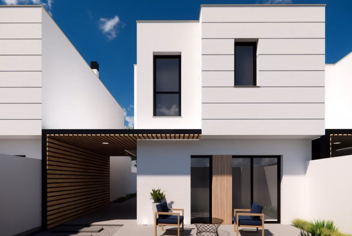 New Build 3 Bedroom Villas with Private Pool for Sale Near La Serena Golf, Los Alcázares