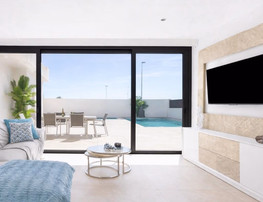New Build 3 Bedroom Single Level Villas for Sale Near La Serena Golf, Los Alcazares