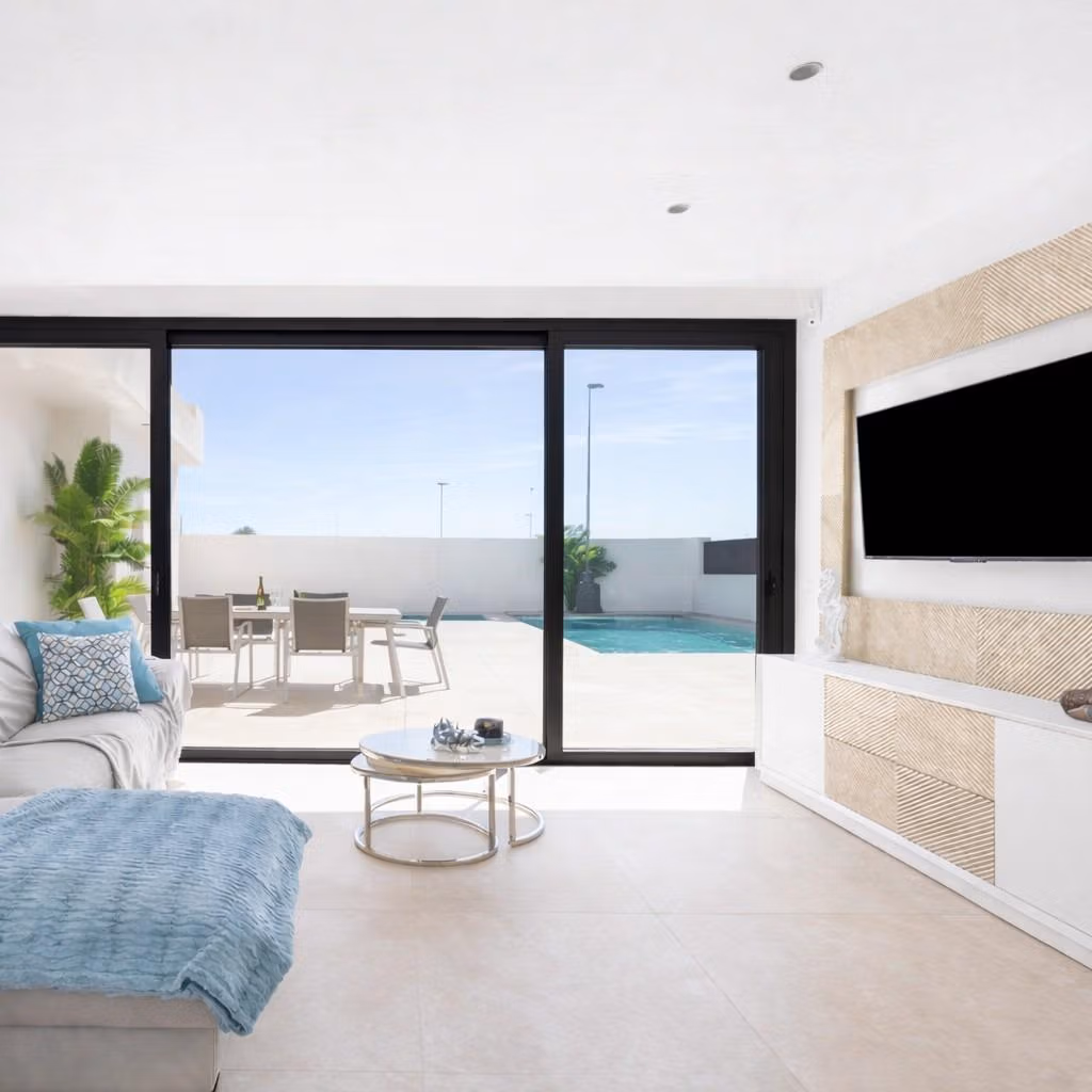 New Build 3 Bedroom Single Level Villas for Sale Near La Serena Golf, Los Alcazares