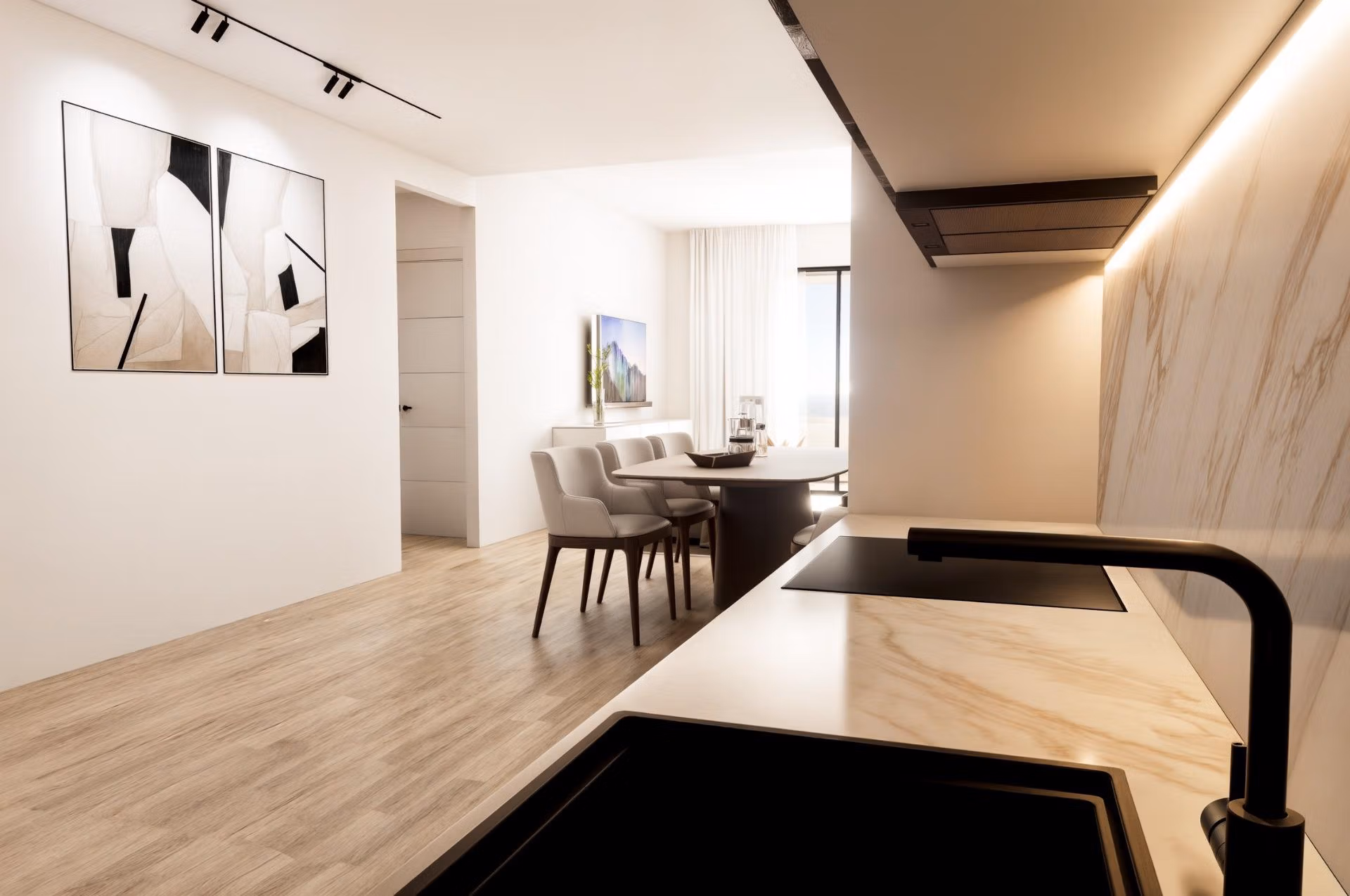 Exclusive-New-Build-Residences-with-Sea-Views-in-Finestrat-Alicante-17 Stunning New Build 2 Bedroom Penthouse with Sea Views for Sale in Finestrat, Benidorm
