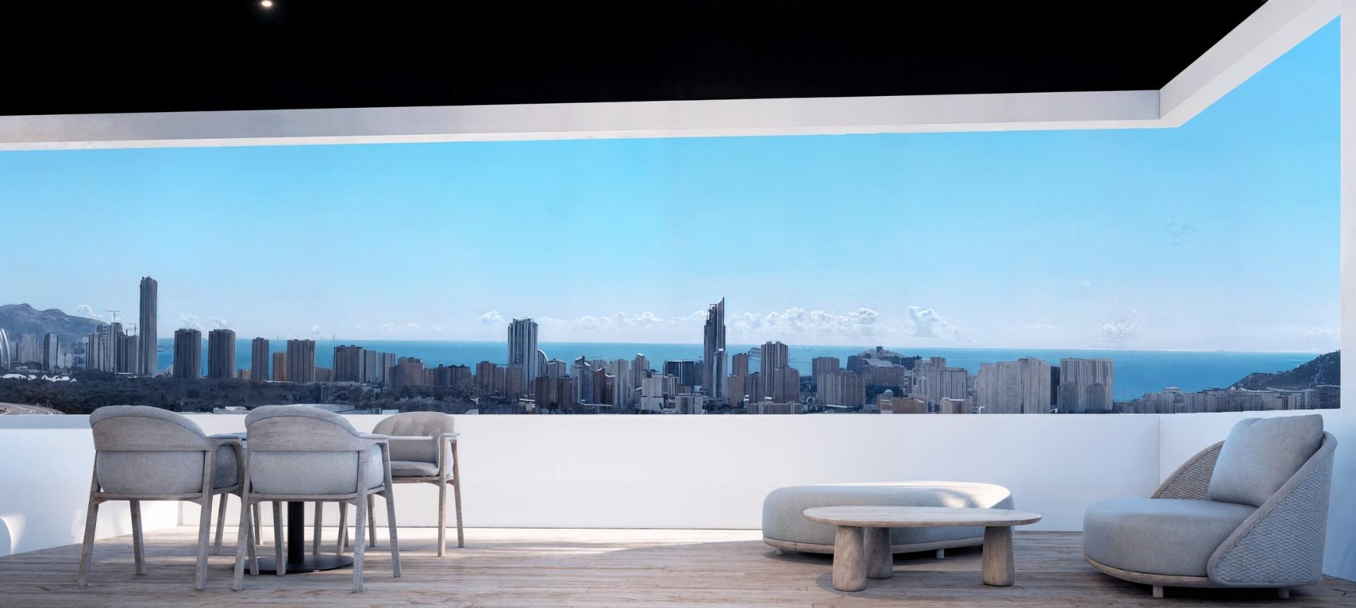 Exclusive New Build 2 Bedroom Apartment with Sea Views for Sale in Finestrat, Costa Blanca
