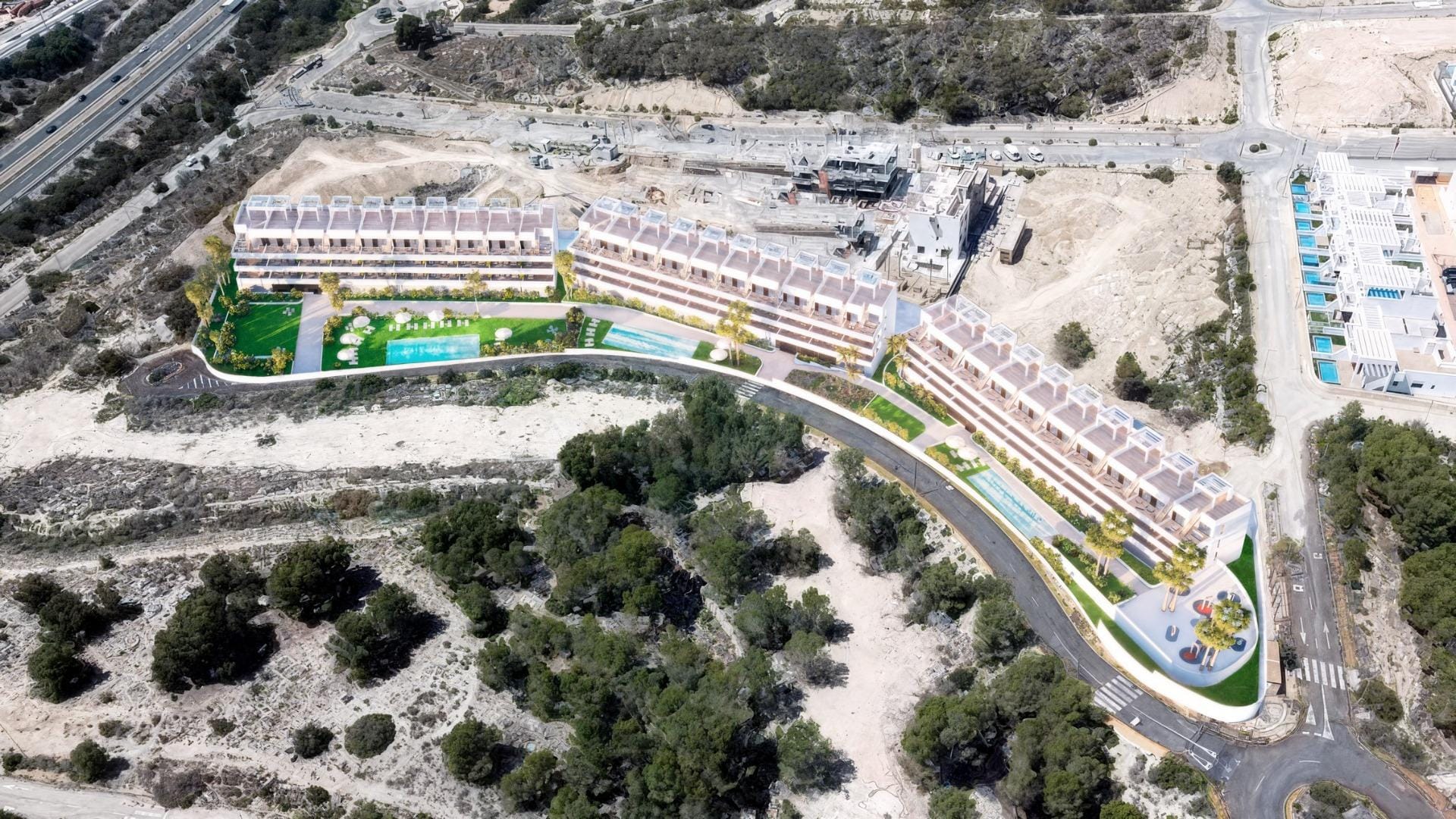 Exclusive-New-Build-Residences-with-Sea-Views-in-Finestrat-Alicante-23 Stunning New Build 2 Bedroom Penthouse with Sea Views for Sale in Finestrat, Benidorm