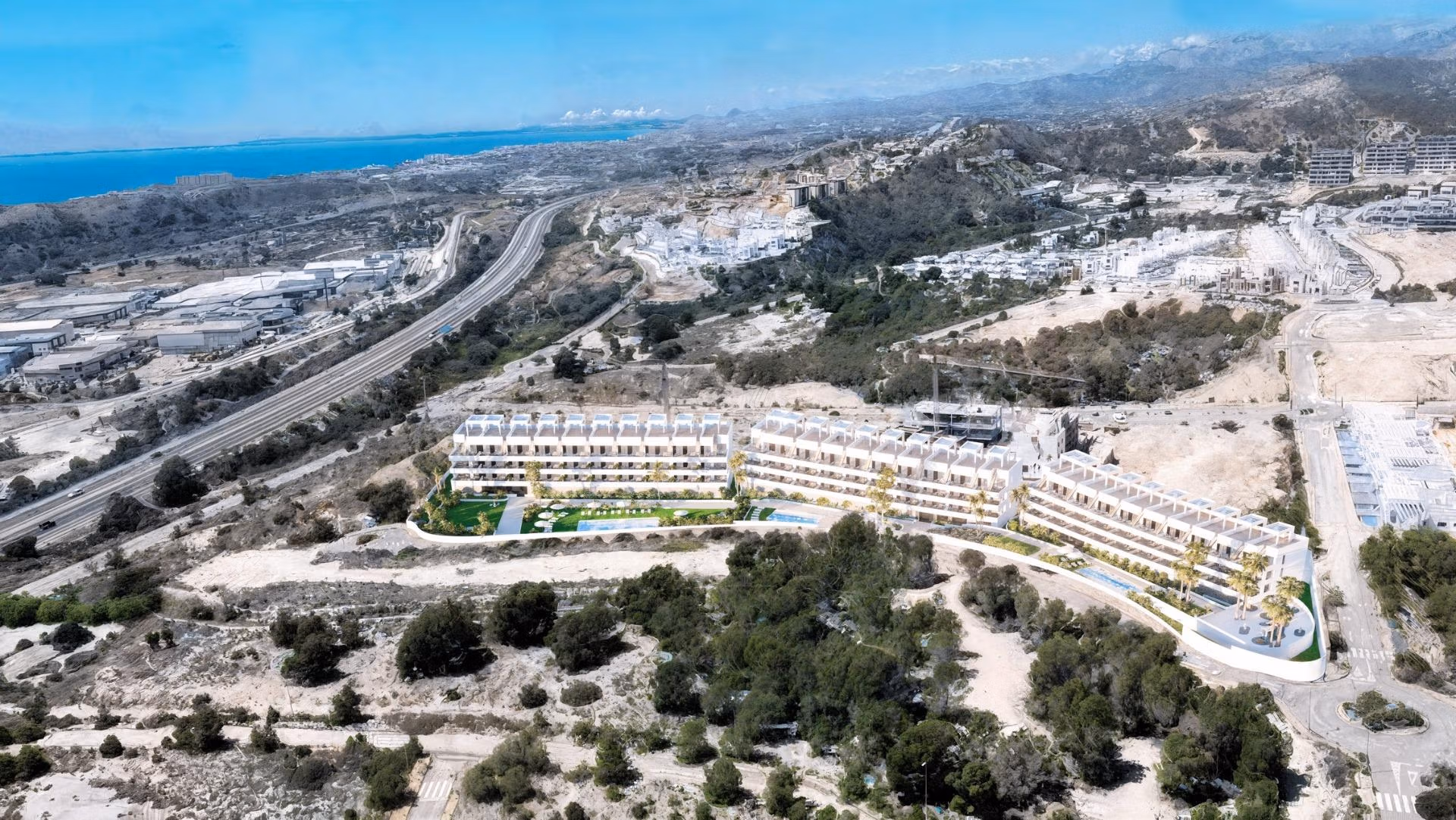 Exclusive-New-Build-Residences-with-Sea-Views-in-Finestrat-Alicante-24 Stunning New Build 2 Bedroom Penthouse with Sea Views for Sale in Finestrat, Benidorm