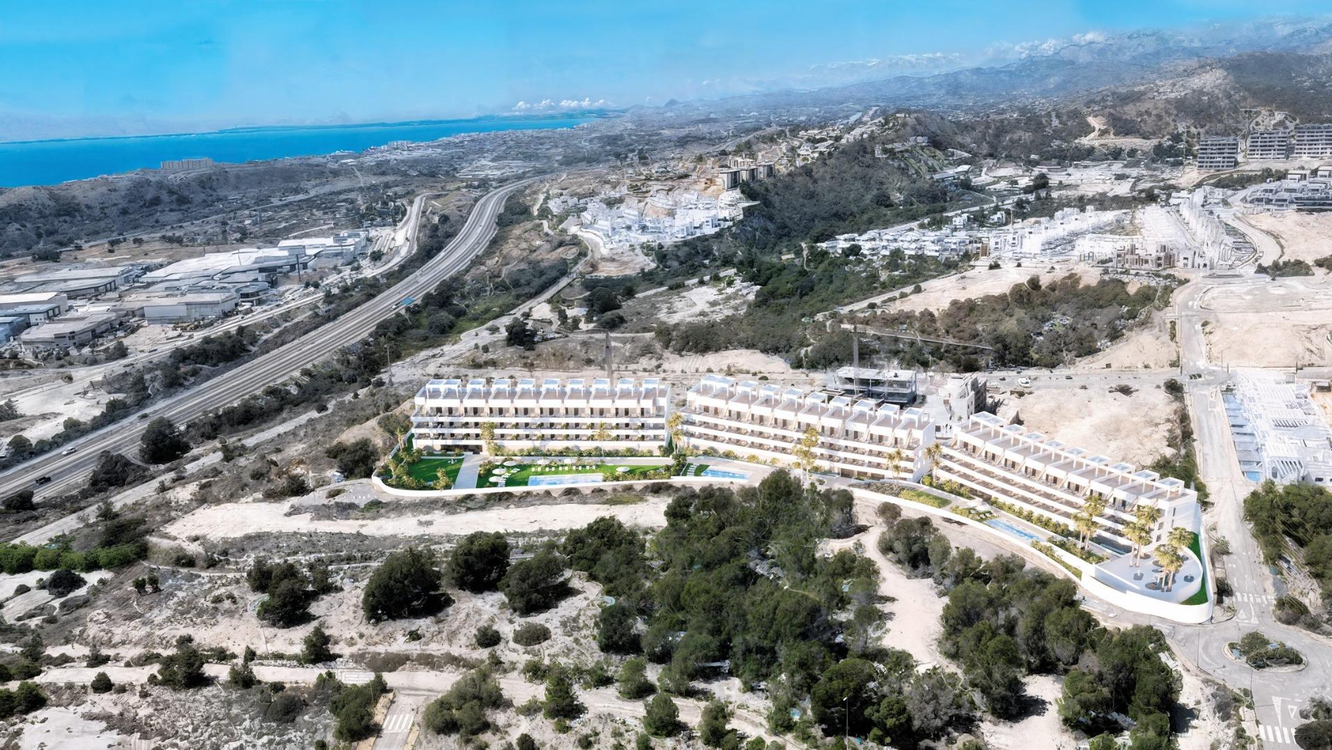 Exclusive New Build 2 Bedroom Apartment with Sea Views for Sale in Finestrat, Costa Blanca