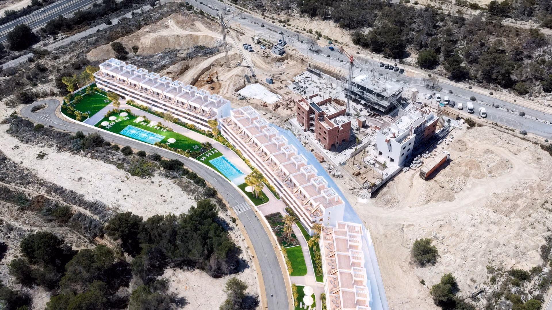 Exclusive-New-Build-Residences-with-Sea-Views-in-Finestrat-Alicante-25 Stunning New Build 2 Bedroom Penthouse with Sea Views for Sale in Finestrat, Benidorm