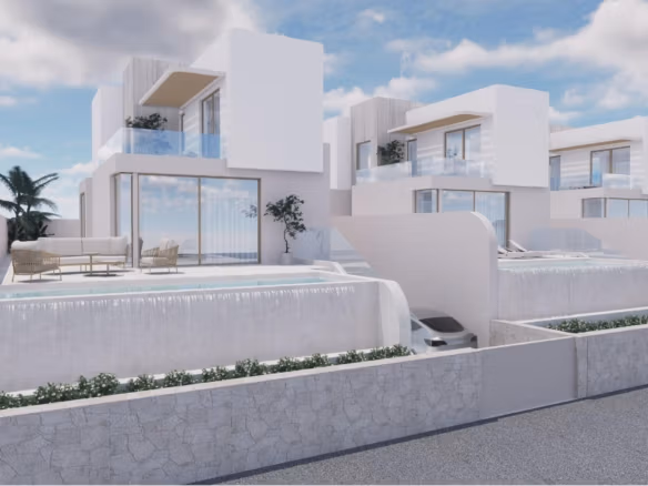 Exclusieve nieuwbouwvilla's met infinity pool te koop nabij La Finca Golf, Algorfa
