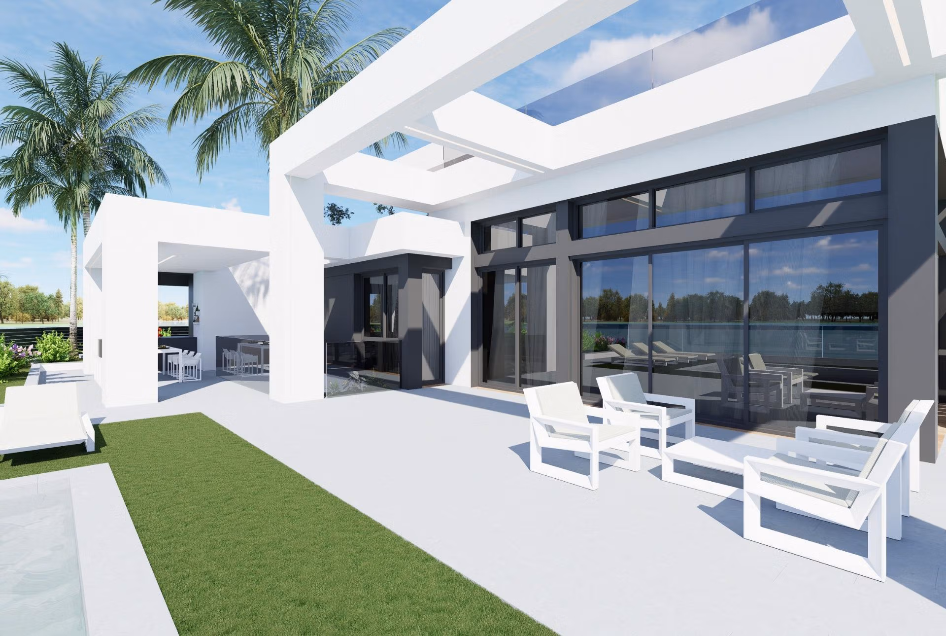 Frontline-Lake-Villas-in-Santa-Rosalia-Lake-Resort-Murcia-12 Lujosas villas en Frontline Lake en venta en Santa Rosalía Lake Resort, Murcia
