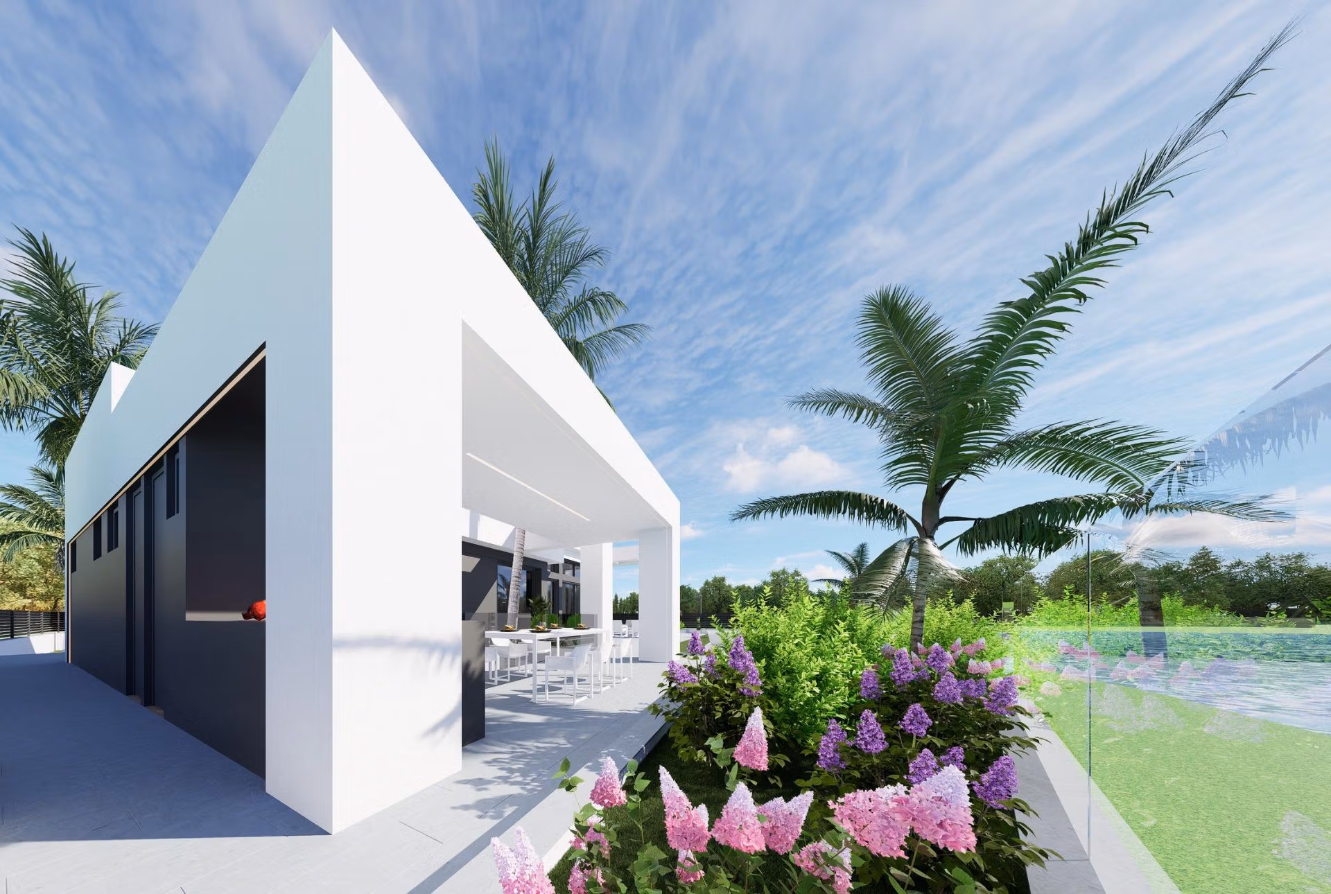 Lujosas villas en Frontline Lake en venta en Santa Rosalía Lake Resort, Murcia
