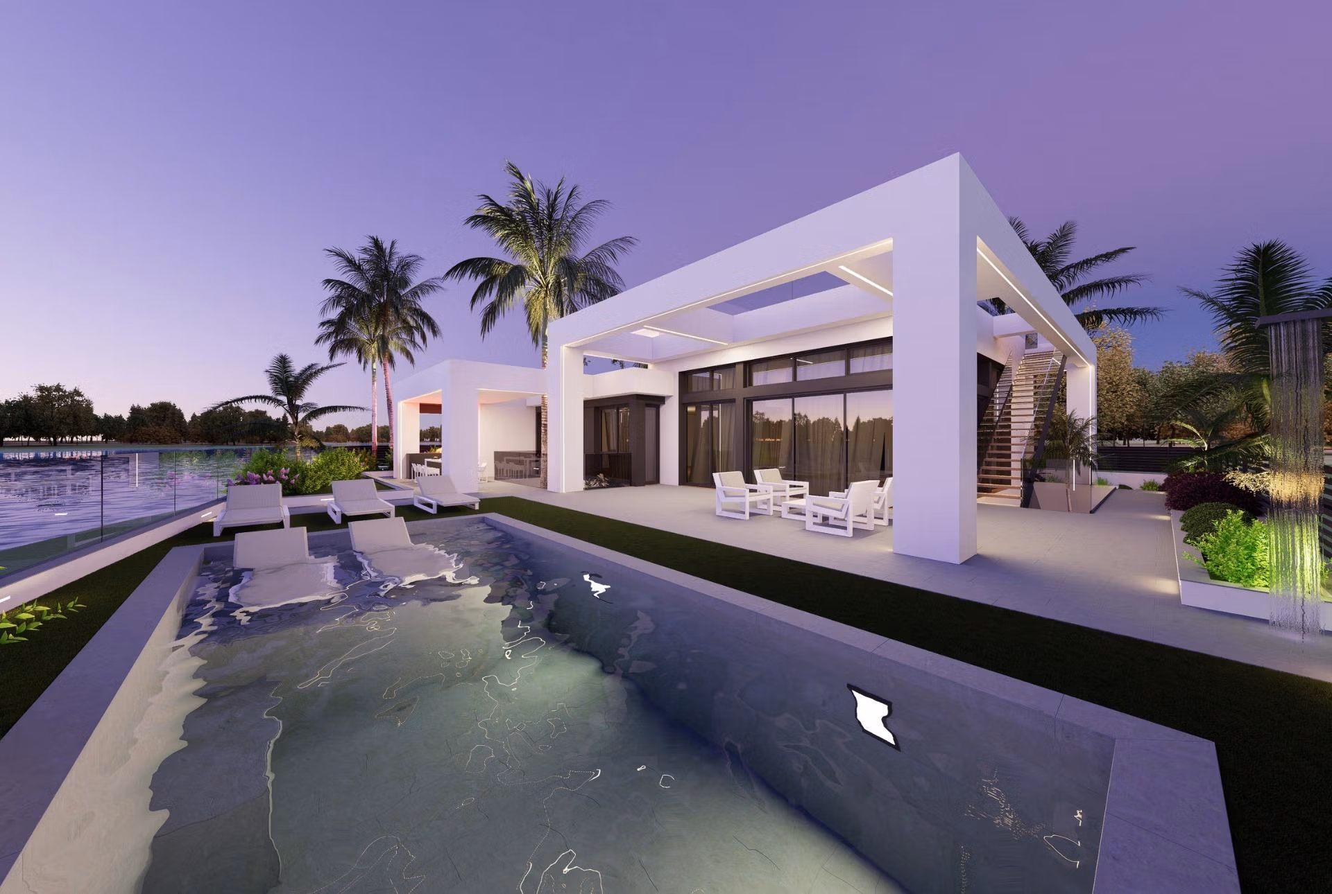 Frontline-Lake-Villas-in-Santa-Rosalia-Lake-Resort-Murcia-9 Lujosas villas en Frontline Lake en venta en Santa Rosalía Lake Resort, Murcia