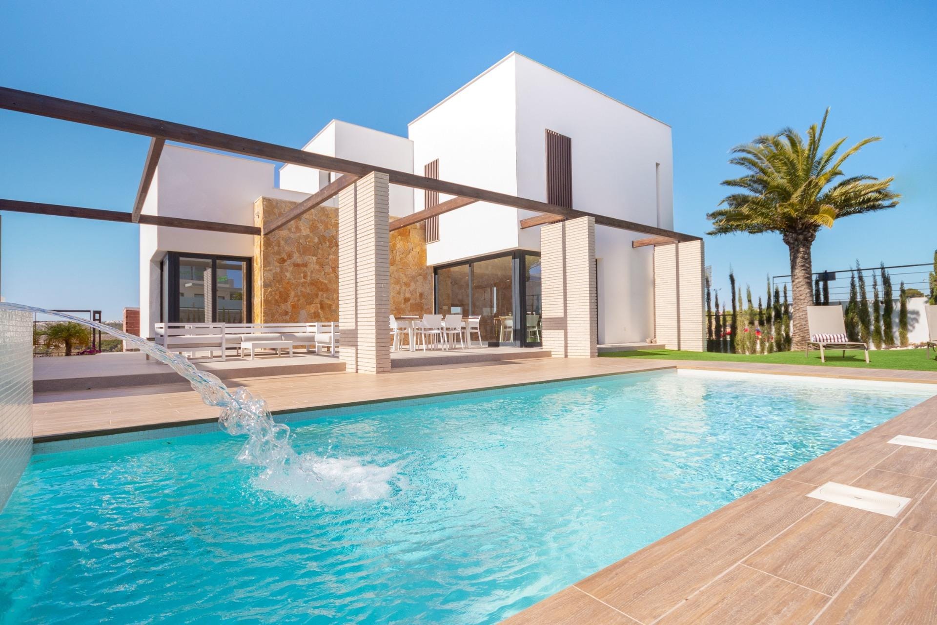 Luxury New Build Villa with Private Pool and Solarium for Sale in Campoamor, Orihuela Costa