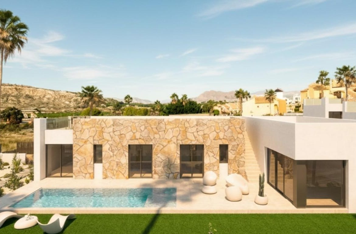 Luxury Mediterranean New Build Villas with Private Pool Next to La Finca Golf for Sale in Algorfa