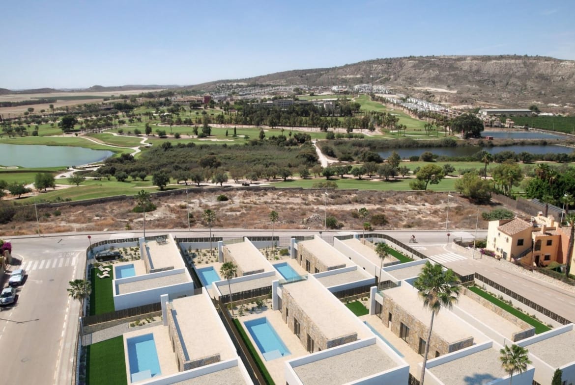 Luxury Mediterranean New Build Villas with Private Pool Next to La Finca Golf for Sale in Algorfa