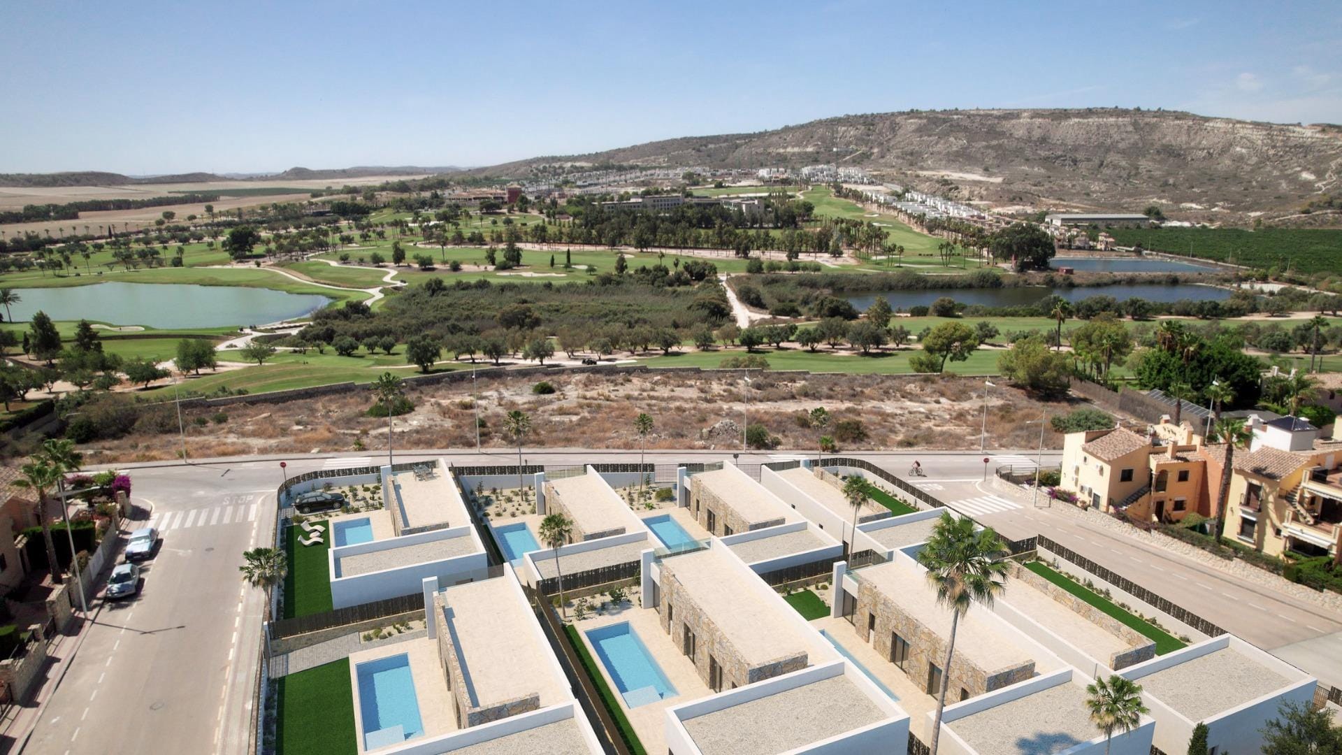 Luxury Mediterranean New Build Villas with Private Pool Next to La Finca Golf for Sale in Algorfa