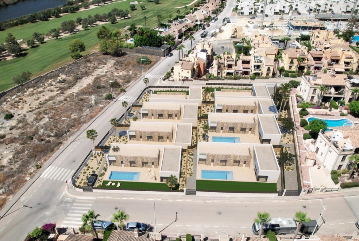 Luxury Mediterranean New Build Villas with Private Pool Next to La Finca Golf for Sale in Algorfa