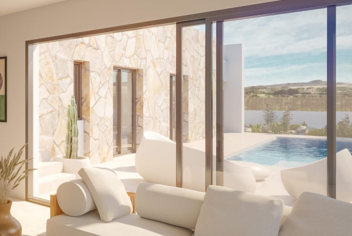 Luxury Mediterranean New Build Villas with Private Pool Next to La Finca Golf for Sale in Algorfa