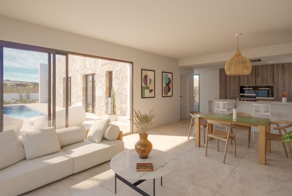 Luxury Mediterranean New Build Villas with Private Pool Next to La Finca Golf for Sale in Algorfa