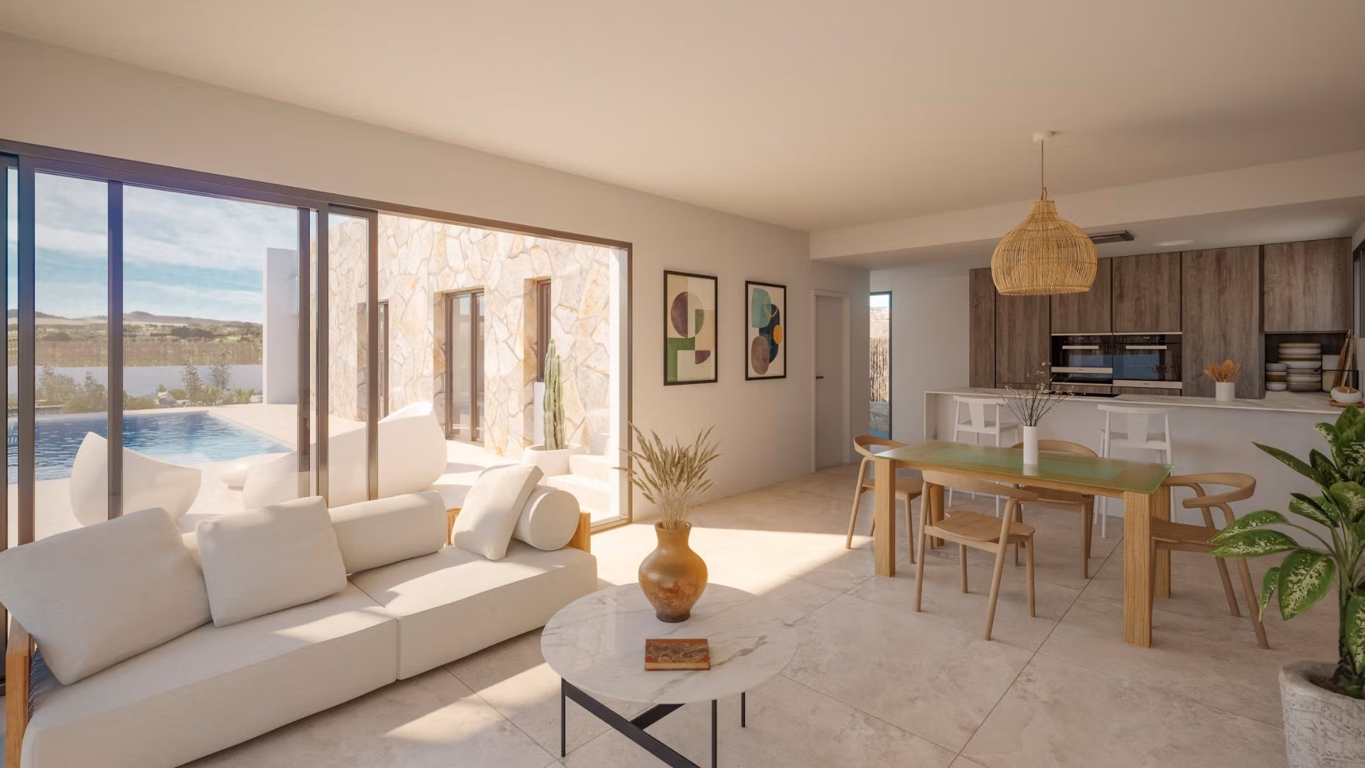 Luxury Mediterranean New Build Villas with Private Pool Next to La Finca Golf for Sale in Algorfa