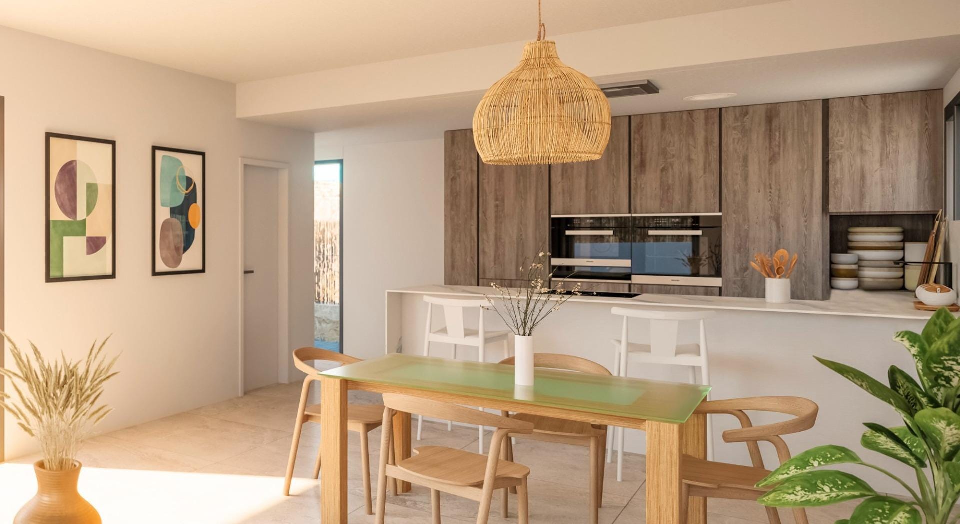 Luxury Mediterranean New Build Villas with Private Pool Next to La Finca Golf for Sale in Algorfa