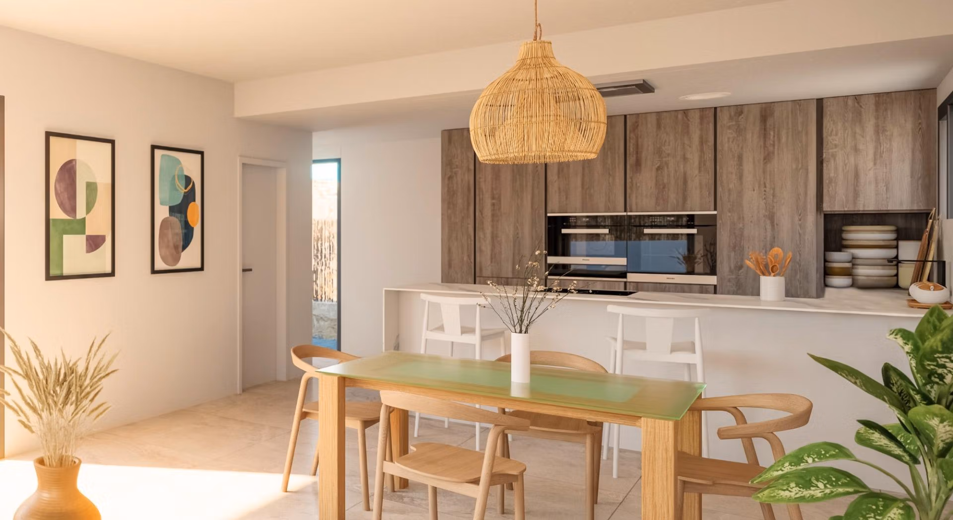 Luxury Mediterranean New Build Villas with Private Pool Next to La Finca Golf for Sale in Algorfa