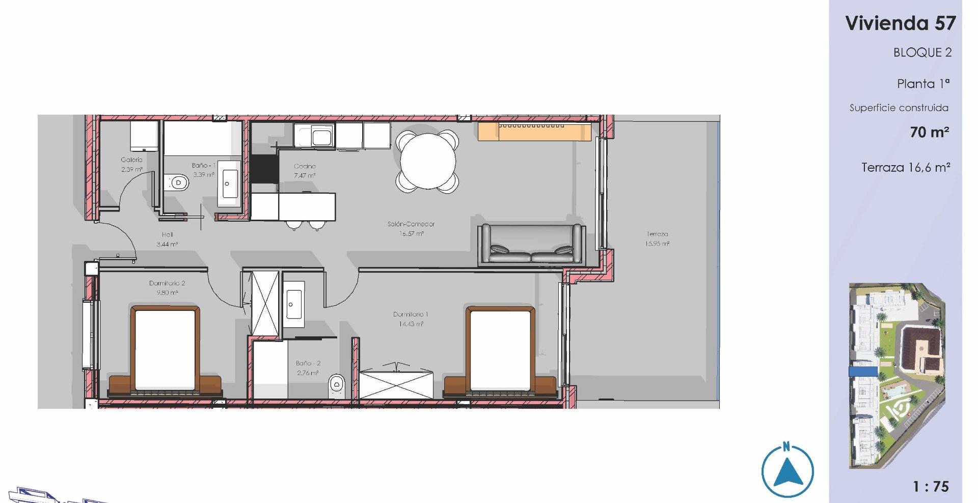 Modern Furnished Apartments in El Raso-Guardamar Contemporary Living Near the Beach and Golf