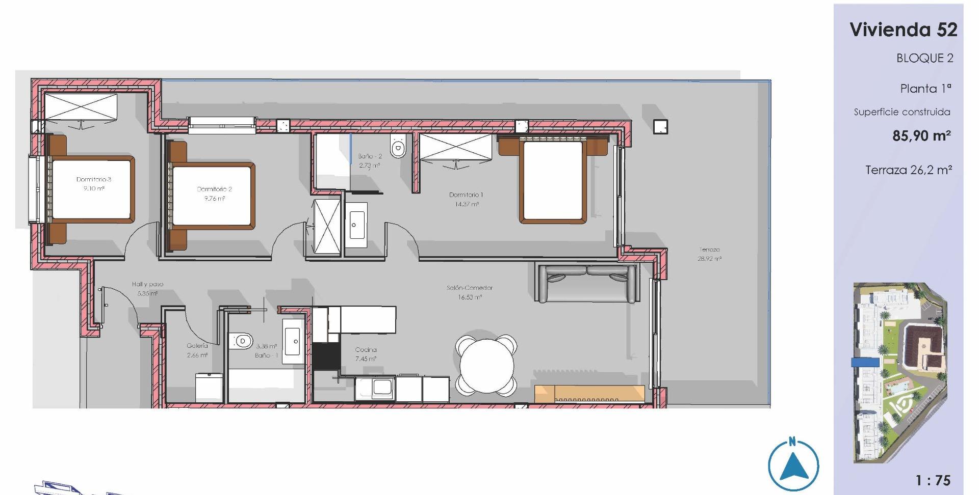 Modern Furnished Apartments in El Raso-Guardamar Contemporary Living Near the Beach and Golf
