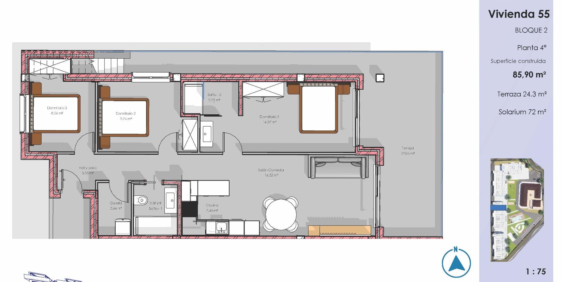 Modern Furnished Apartments in El Raso-Guardamar Contemporary Living Near the Beach and Golf