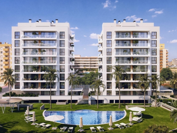 Residencial de obra nueva con apartamentos en venta cerca de la playa en Guardamar del Segura