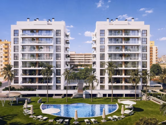Nowy kompleks mieszkalny z apartamentami na sprzedaż blisko plaży w Guardamar del Segura