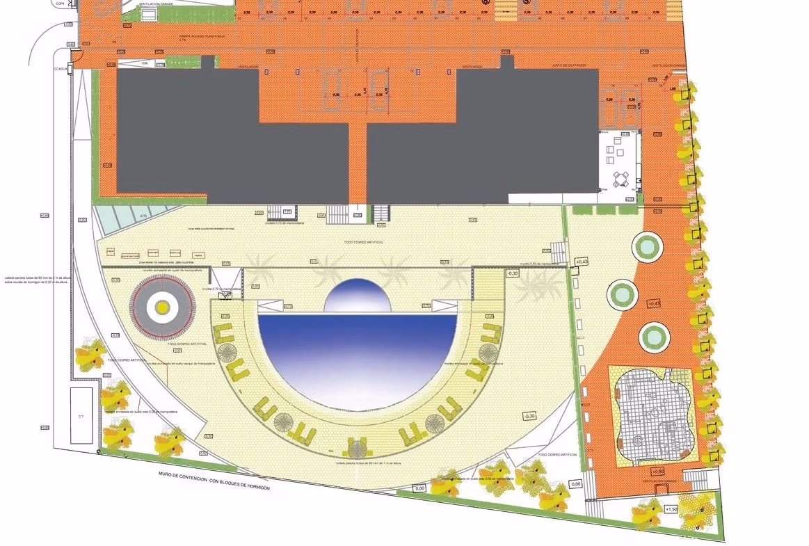 New Build Residential Complex of Apartments for Sale Near the Beach in Guardamar del Segura plan