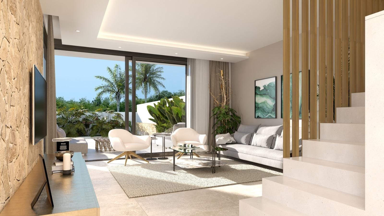 Modern-Semi-Detached-Villas-with-Private-Pool-in-Las-Filipinas-Orihuela-Costa-5 Modern Semi Detached Villas with Private Pool in Las Filipinas-Orihuela Costa