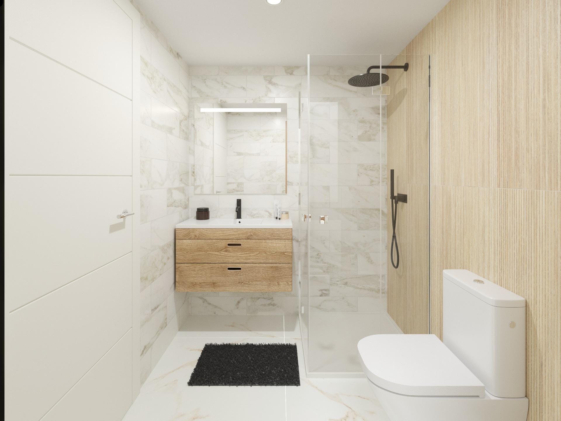 New Build 2 Bedroom Modern Townhouse with Communal Pool and Solarium for Sale in Dolores, Alicante