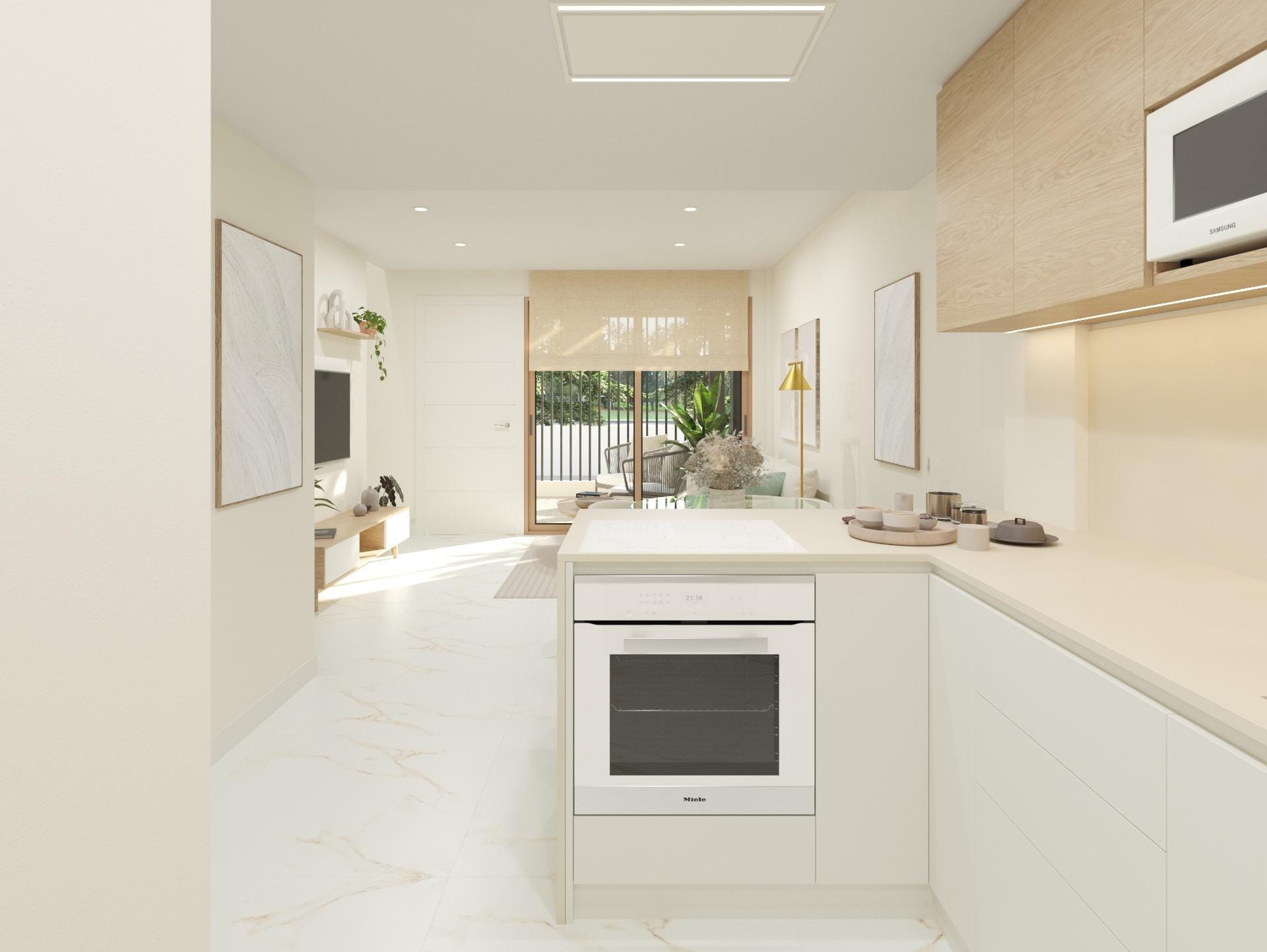 New Build 2 Bedroom Modern Townhouse with Communal Pool and Solarium for Sale in Dolores, Alicante