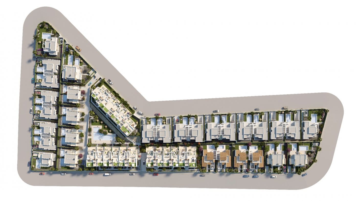 NEW-BUILD-RESIDENTIAL-COMPLEX-IN-ALGORFA-17 Impressive New Build Semi-Detached Villa with Private Pool and Basement for Sale in La Finca Golf, Algorfa